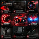 12V Red Kids Motorcycle Ride-On Toy for Boys and Girls