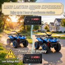 Blue Electric Ride-On ATV for Kids Aged 3-8 Years