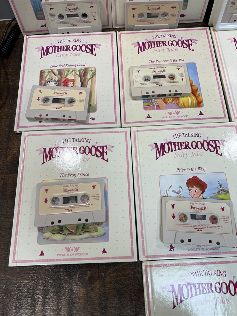 Worlds of Wonder The Talking Mother Goose Book and Tape Cassette Set