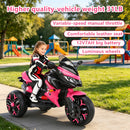 12V Battery-Powered 3-Wheel Ride-On Motorcycle for Kids Holiday Gifts