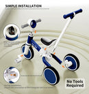 LOL-FUN 5-in-1 Toddler Balance Bike and Tricycle for Ages 1-3