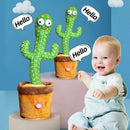 Interactive Plush Dancing Cactus Toy that Repeats Your Words and Sings