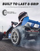 Okay Run 24V Kids Electric Porsche Drift Go Kart, Blue