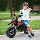 12V Red Aprilia Licensed Kids Motorcycle with Training Wheels