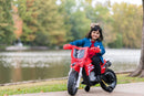Honda CRF250R 6V Red Ride-On Dirt Bike with Training Wheels and Music for Ages 3-8