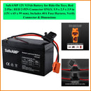 12V 9.5Ah Rechargeable Battery for Ride-On Toys with Red 2-Pin Connector