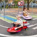 Rechargeable 2-in-1 12V Electric Wiggle Car and Swing Toy for Kids