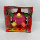Vintage 1992 ERTL MOTORIZED BUMBLE BALLl Bouncing Toy, Pink