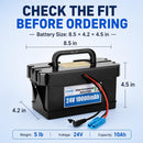 24V 10Ah Lithium Battery for Ride-On Toys, Enhanced 24V 7Ah Performance Upgrade