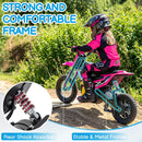 24V Children's Electric Dirt Bike, Speeds Up to 14 MPH, Mini Electric Motorcycle with 2.75-inch Wheels