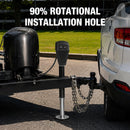 YELLOW JACKET 7-Way Electric Trailer Jack with Waterproof Cover, 5000 lbs Capacity