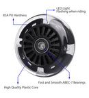 Gladeer 90mm Polyurethane Replacement Wheels Set for Wiggle Car Enhancements