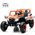24V 4WD Kid 2-Seat UTV Ride On Toy LED Bluetooth Spring Suspension Birthday Gift