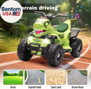 Dinosaur-Themed 12V Electric Ride-On ATV for Kids with Music