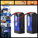 24V 5Ah Lithium Battery Set for Ride-On Toys with 29.4V 1A Charger - Pack of 2