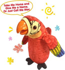 Chatty Plush Macaw - Your Fun Companion for Language Learning