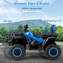 24V Dual-Seater Quad Electric Ride-On with Four Motors and Soft Start LED Lighting