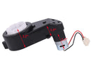 Dual Set 12V 550 Gearbox Motors 30000RPM for High-Speed Ride-On Vehicles