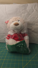 Cuddle Barn Interactive Plush Bear Telling the Night Before Christmas