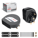 Slim Waterproof Snail Car Horn Kit - Loud 12V High/Low Tone