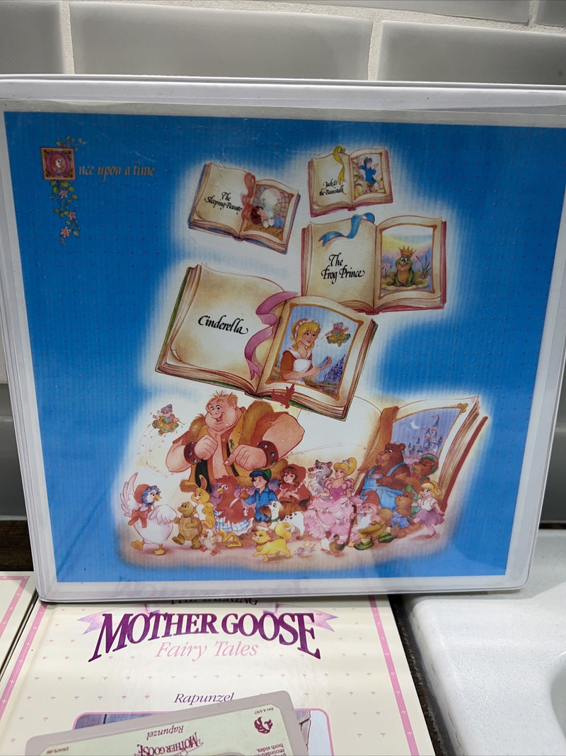 Worlds of Wonder The Talking Mother Goose Book and Tape Cassette Set