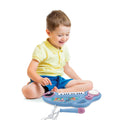 Disney Stitch Kids' Electronic Piano with Colorful Light Effects in Blue and Purple