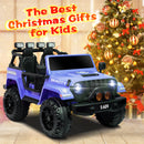 Kids Electric 12V Ride-On Jeep Truck with Remote Control and Powerful Battery