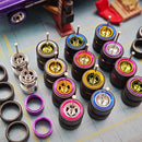 WAVEIST 1/64 Model Car Wheels Featuring Electroplated Yellow Spokes