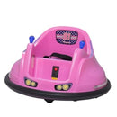 FunPark 6V Electric Bumper Car for Toddlers - Pink and Purple Ride-On
