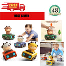 iPlay iLearn Push-and-Play Friction Cars for Toddlers Aged 1-3