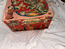 Vintage 1950s Japanese Battery Operated Jumbo Bubble Blowing Elephant Toy in Tin Litho