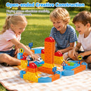 Toddler Electric Train and Car Track Set for Ages 3 to 8