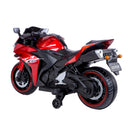 12V Red Kids Motorcycle Ride-On Toy for Boys and Girls