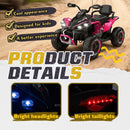 24V Children's Electric ATV with Remote, Bluetooth, USB, and MP3 Features