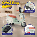 Kids' 3-Wheel Electric Motorcycle Scooter with LED Lights