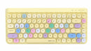 UBOTIE Vibrant Wireless Bluetooth Keyboard in Yellow