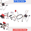 12V Ride-On Car Enhancement Kit with Wires, Switch Control Box, 2.4G Remote Receiver, and Pedal