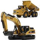 1:50 Scale Metal Excavator Toy for Kids