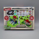 16-Piece Interactive Police Car Puzzle and Play Set for Ages 6+