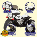 Lil' Rider 6V White and Black 3-Wheel Motorcycle