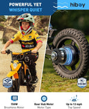 Hiboy DK2 Electric Dirt Bike for Children Ages 3-7, 3-Speed Ride-On Motorcycle