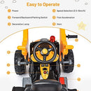 12V Battery Operated Kids Excavator Ride-On Construction Vehicle