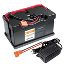 24V 7Ah Lightweight Ride-On Car Battery with 2A Charger for 4x4 UTV