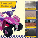 Electric 4 Wheeler Ride-On ATV for Kids - Pink and Purple - 6V Battery Powered Toddler Toy