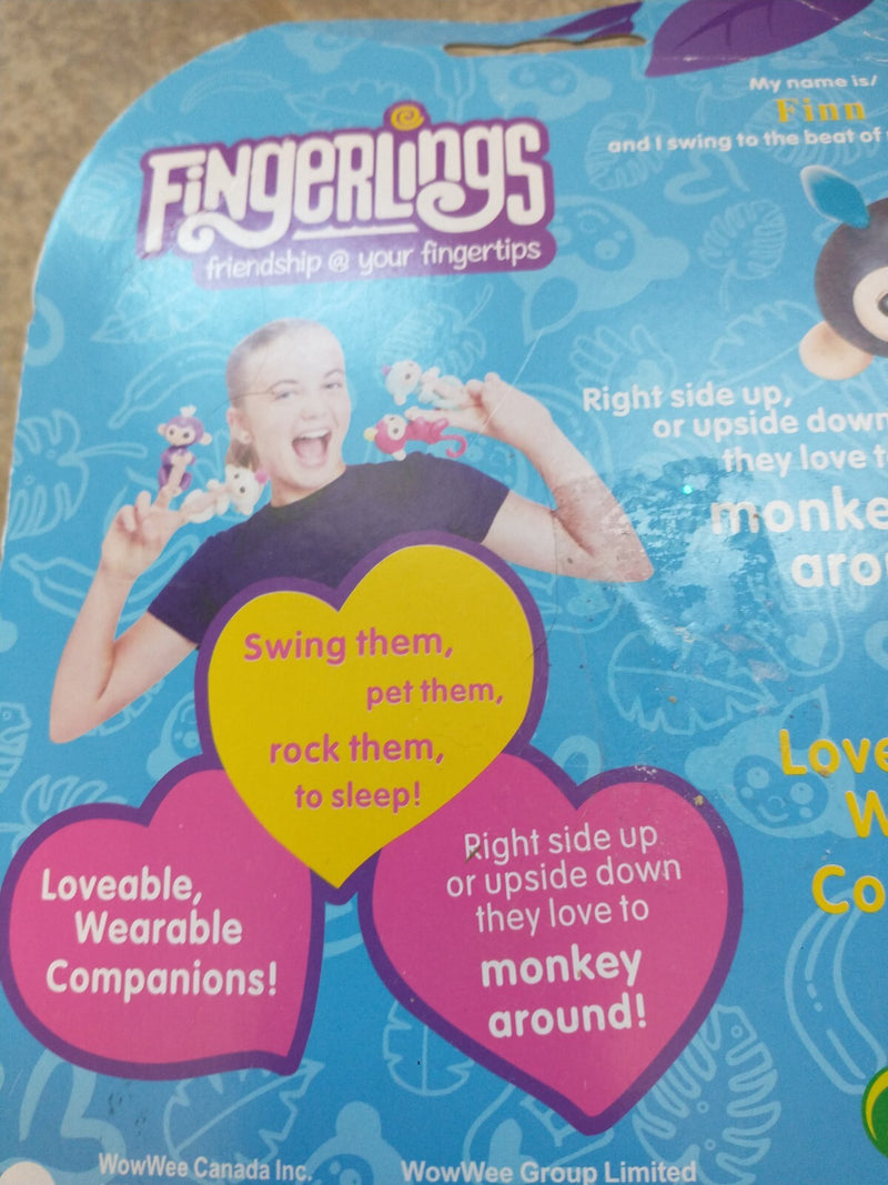 Interactive Fingerlings Baby Monkey Toy with Responsive Features