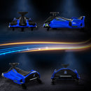 Blue 12V Electric Drifting Go Kart with Gradual Acceleration, Sound, and Illumination