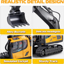11-Channel Remote-Controlled Excavator Truck with 680-Degree Rotation