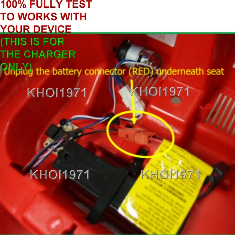AC Wall Charger Adapter for Volkswagen Bus Type 2 T1 Ride-On Vehicle Model W487AC-B