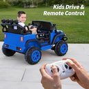 Dual Seat Electric Ride-On Car for Children Aged 3-8, 12V Power, EVA Wheels, Exciting Adventures