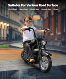 Black Electric Dirt Bike for Big Kids - 15mph & 150lb Capacity - 24V Ride-On Toy